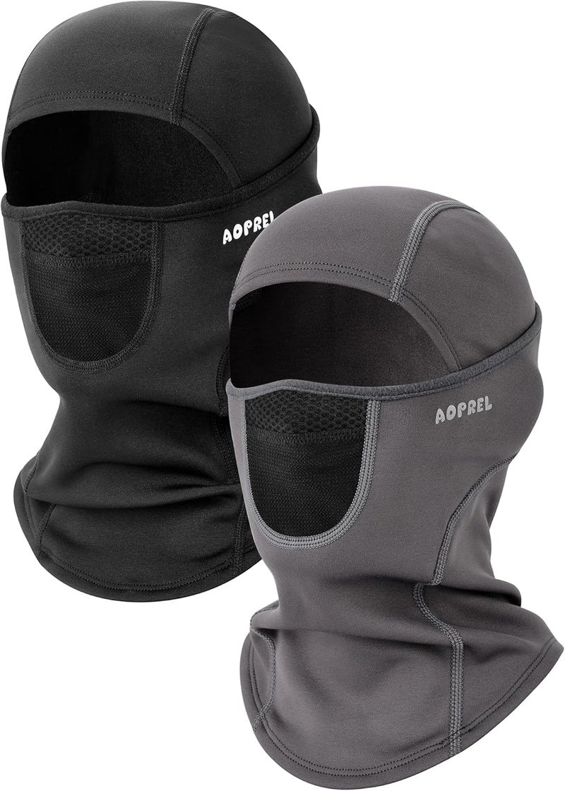 AOPREL Kids Balaclava Ski Mask with Breathable Holes, Windproof Fleece Full Face Mask for Cold Weather Boys Girls - Image 1